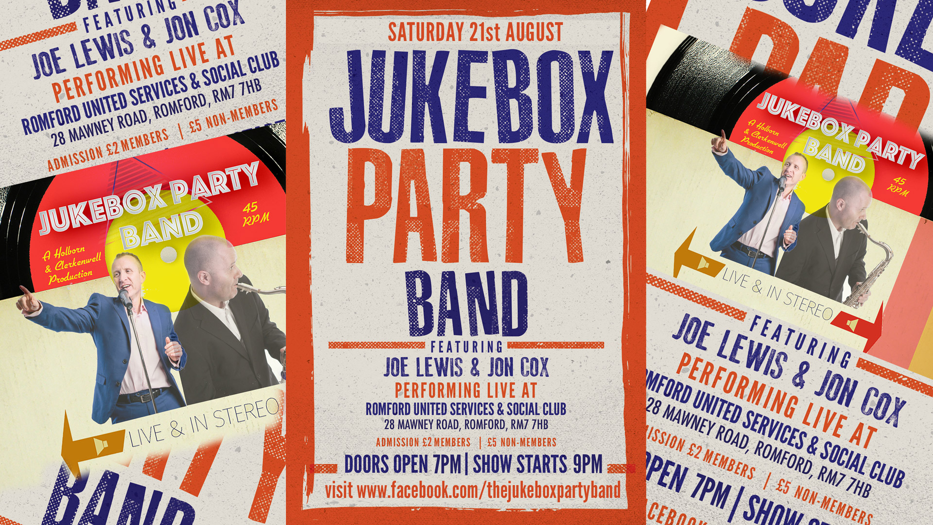 Jukebox Party Band Live in Romford Essex