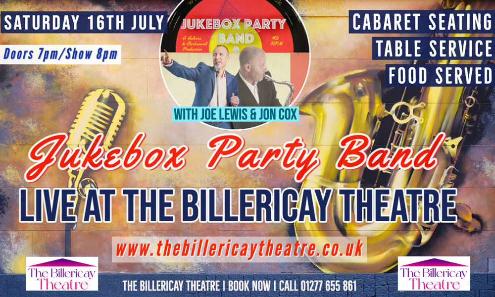 The Jukebox Party Band Live at the Billericay Theatre