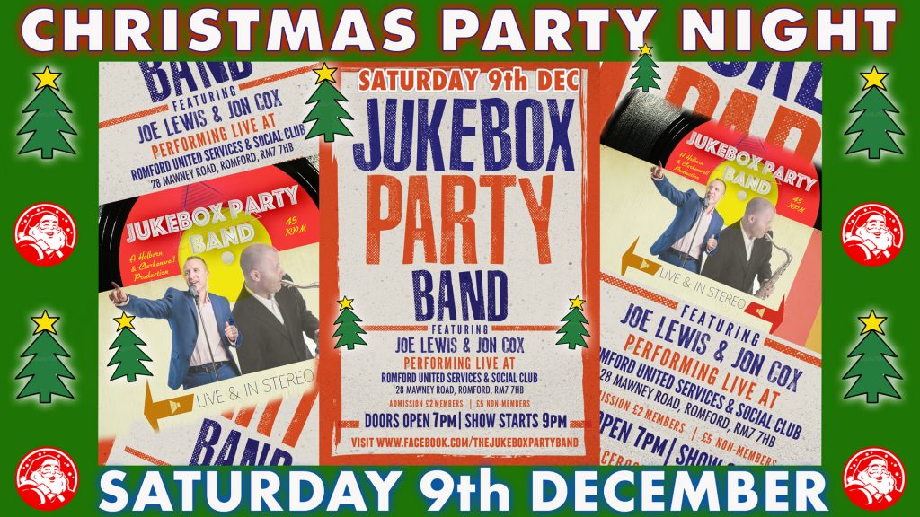 Christmas Party Night with the Jukebox Party Band